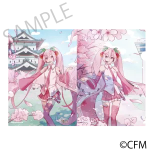 (Goods - Clear File) Sakura Miku  Hirohako Clear File Folder Hirohako 2025 - Art by Tamiura