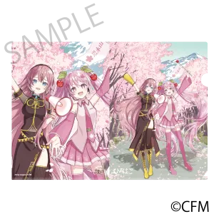 (Goods - Clear File) Sakura Miku  Hirohako Clear File Folder Hirosaki 2025 - Art by wogura