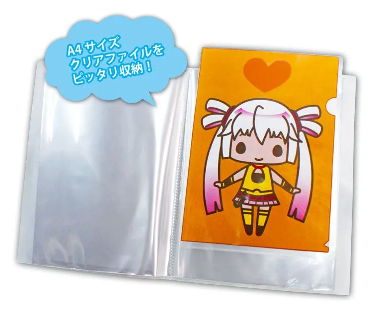 (Goods - Clear File Storage) Non-Character Original Clear File Storage Folder w/ Front Cover Pocket Clear