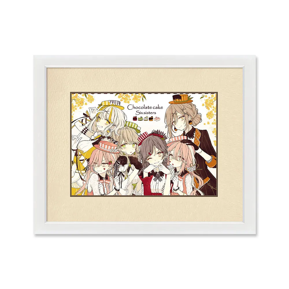 (Goods - High Resolution Print) Art collection Akakura Chocolate Cake 6 Shimai A5 Size