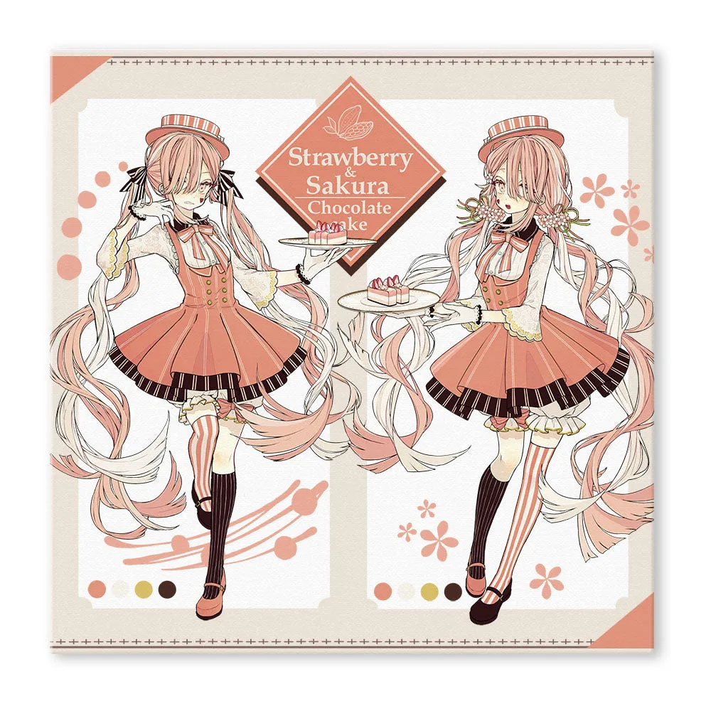 (Goods - High Resolution Print) Art collection Akakura Chocolate Cake 6 Shimai Ichigo to Sakura Chocolate Cake