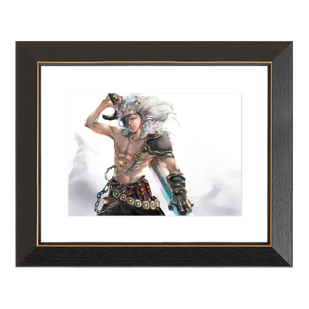 (Goods - High Resolution Print) Art collection jitari Tsuno no Aru Senshi (Signed by the Artist)