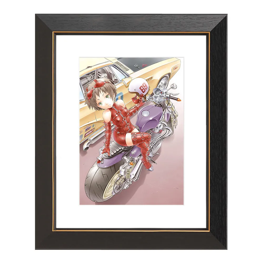 (Goods - High Resolution Print) Art collection Shinya Ohmori Boost! (Signed by the Artist)