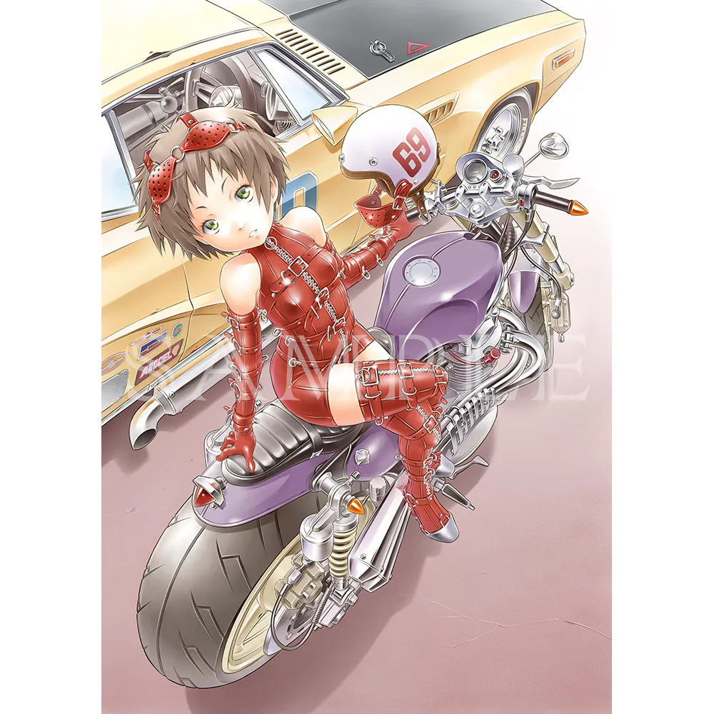 (Goods - High Resolution Print) Art collection Shinya Ohmori Boost! (Signed by the Artist)