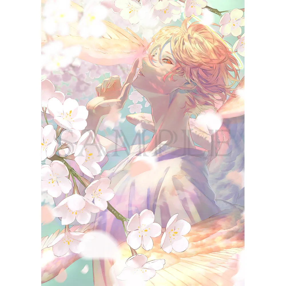 (Goods - High Resolution Print) Boys Gallery Fasna Chara-fine Sakura A4 Size (Signed by the Artist)