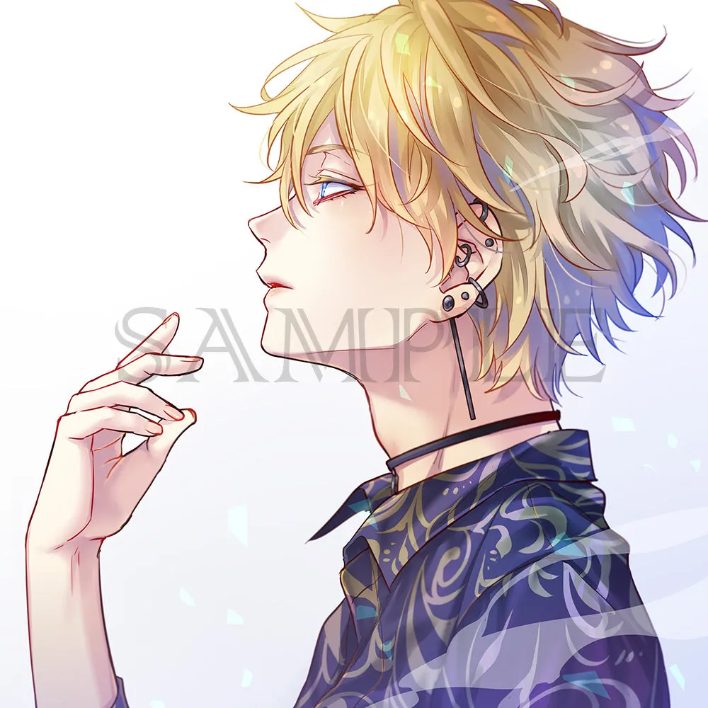 (Goods - High Resolution Print) Boys Gallery Hakuseki Chara-fine Board Kunkou