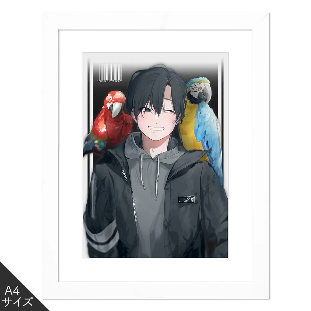 (Goods - High Resolution Print) Boys Gallery Kanta Chara-fine Parrot A4 Size (Signed by the Artist)