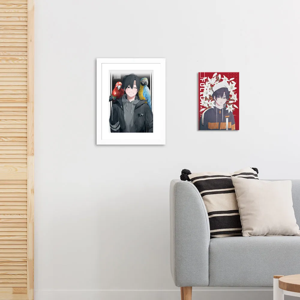 (Goods - High Resolution Print) Boys Gallery Kanta Chara-fine Parrot A4 Size (Signed by the Artist)