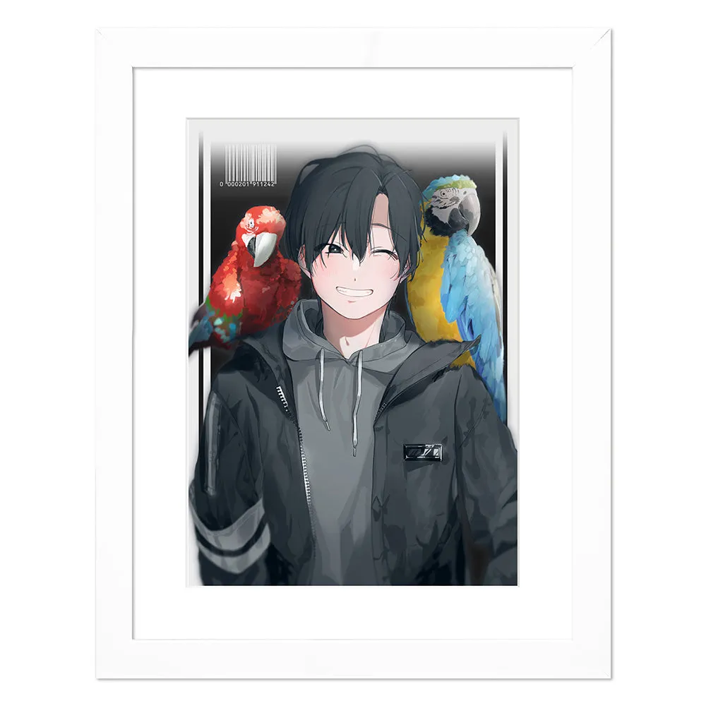 (Goods - High Resolution Print) Boys Gallery Kanta Chara-fine Parrot A5 Size