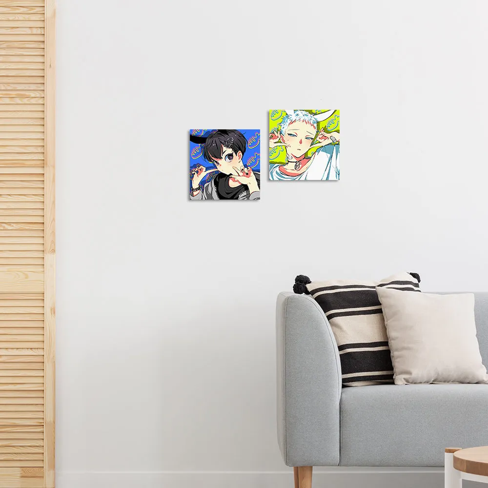 (Goods - High Resolution Print) Boys Gallery Kinako Chara-fine Board Kuro Bunny