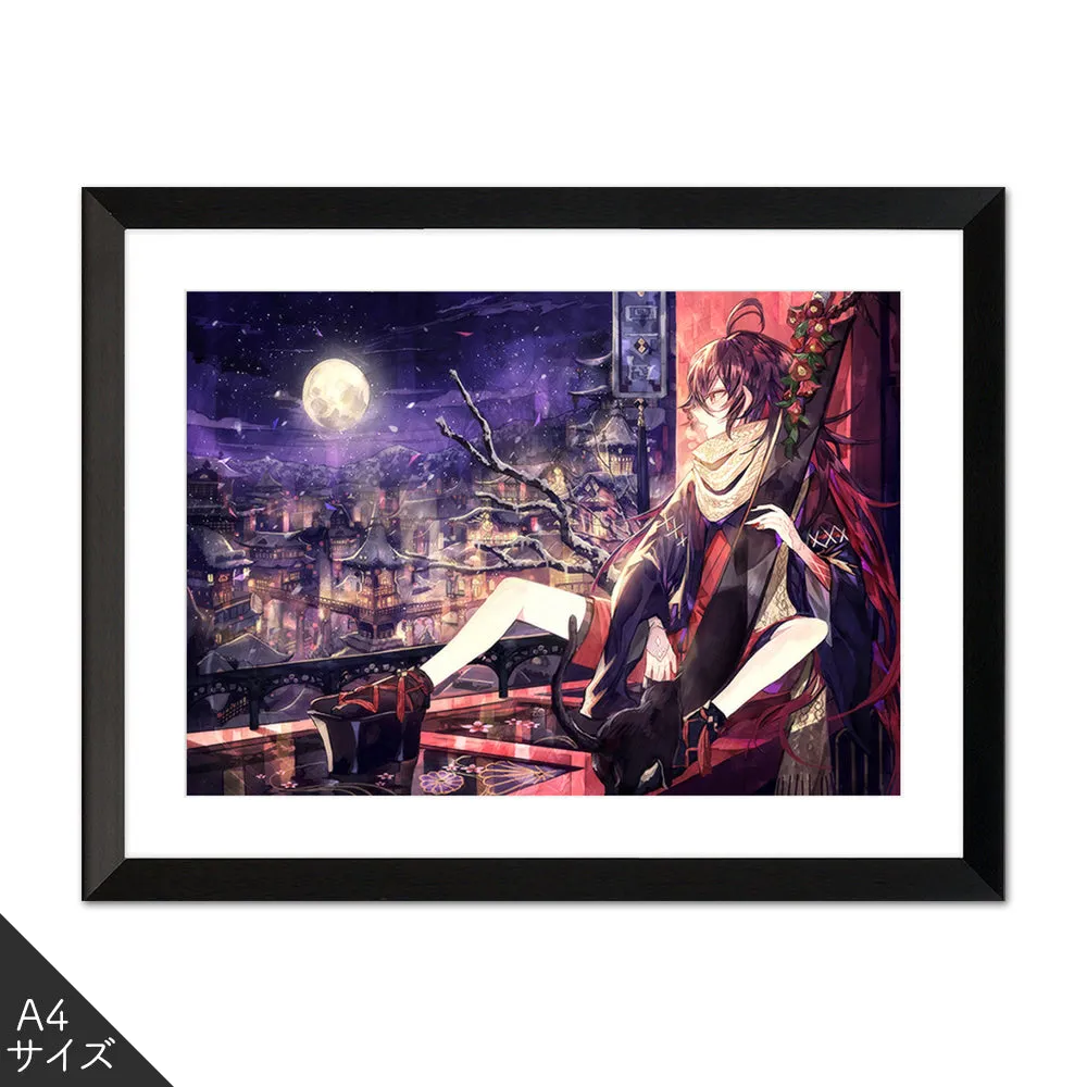 (Goods - High Resolution Print) Boys Gallery Mura Karuki Chara-fine Fuyu Geshiki A4 Size (Signed by the Artist)