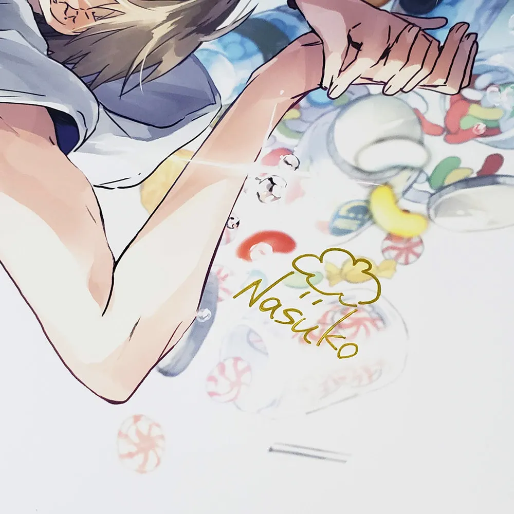 (Goods - High Resolution Print) Boys Gallery Nasuko Chara-fine Zabun A4 Size (Signed by the Artist)
