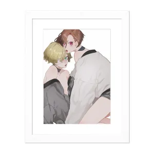 (Goods - High Resolution Print) Boys Gallery OTOCHI Chara-fine Kakushigoto A4 Size (Signed by the Artist)