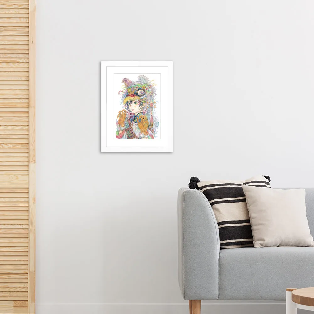 (Goods - High Resolution Print) Boys Gallery Runta Chara-fine Chokenzoku no Yosoi A4 Size (Signed by the Artist)