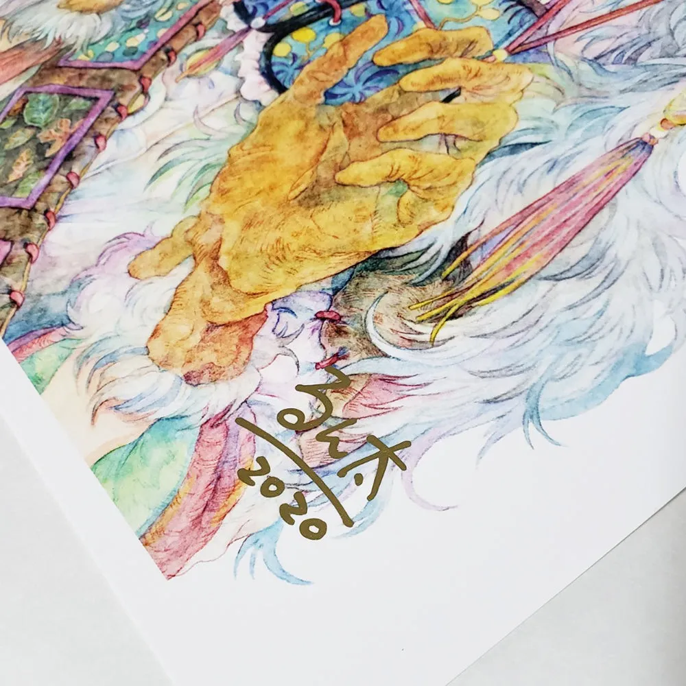 (Goods - High Resolution Print) Boys Gallery Runta Chara-fine Chokenzoku no Yosoi A4 Size (Signed by the Artist)