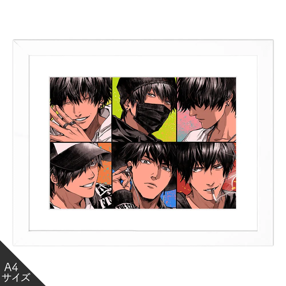 (Goods - High Resolution Print) Boys Gallery Toya Onoda Chara-fine Personal Color A4 Size (Signed by the Artist)