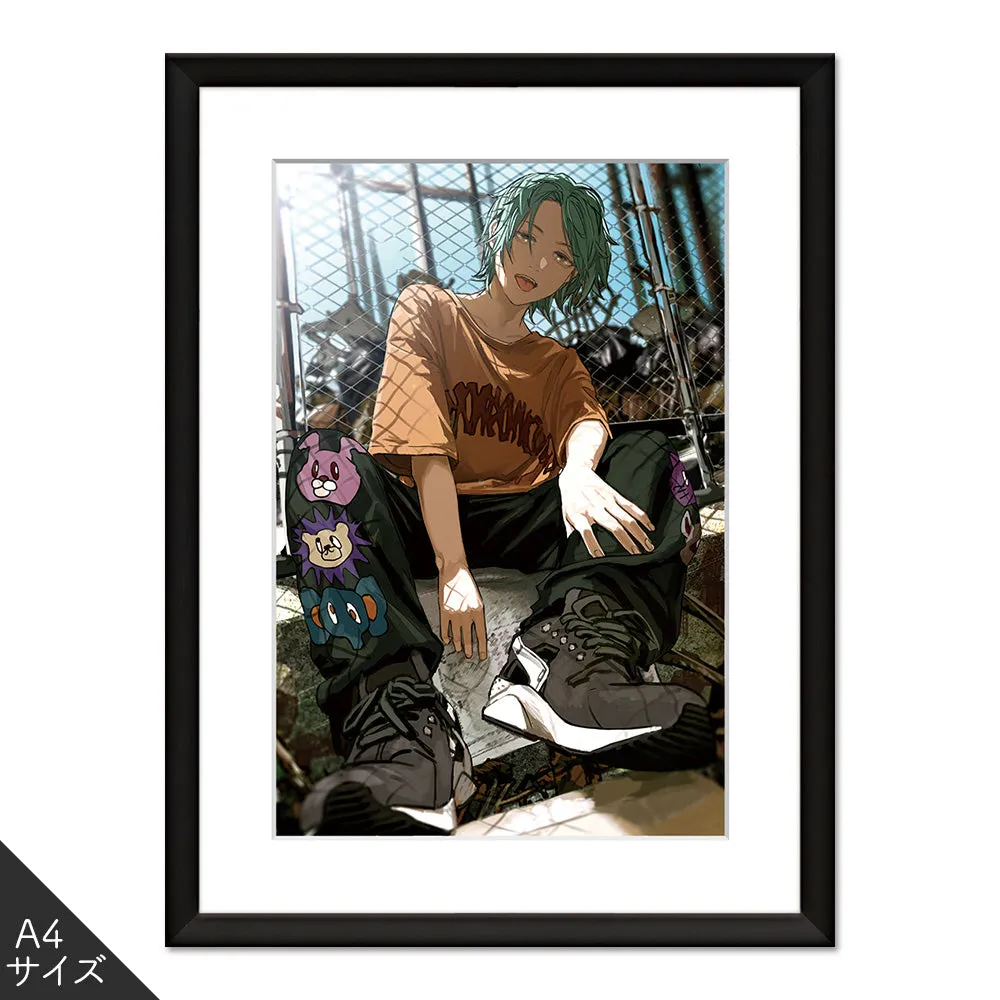 (Goods - High Resolution Print) Boys Gallery Uriurita Chara-fine Gomi Suteba A4 Size (Signed by the Artist)