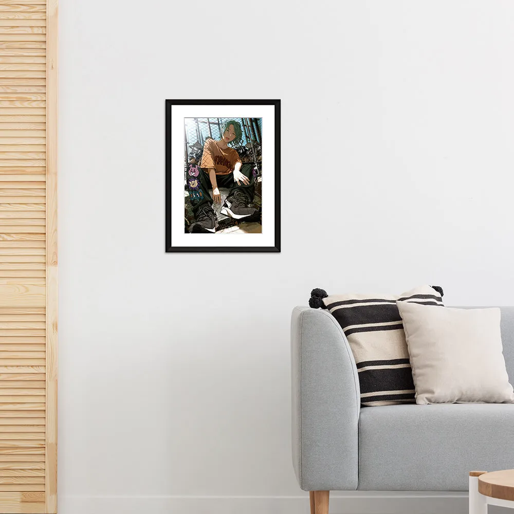 (Goods - High Resolution Print) Boys Gallery Uriurita Chara-fine Gomi Suteba A4 Size (Signed by the Artist)