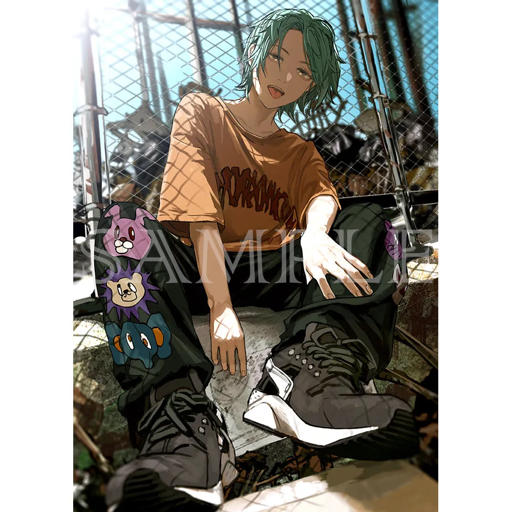 (Goods - High Resolution Print) Boys Gallery Uriurita Chara-fine Gomi Suteba A5 Size