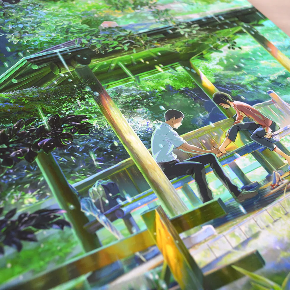 (Goods - High Resolution Print) The Garden of Words Arbor" Chara Fine Character Acrylic Art Collection