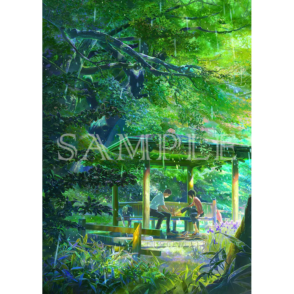 (Goods - High Resolution Print) The Garden of Words Arbor" Chara Fine Character Acrylic Art Collection