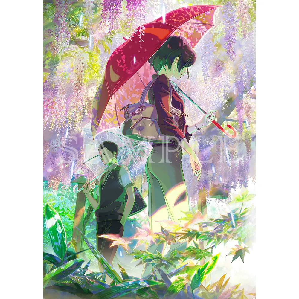 (Goods - High Resolution Print) The Garden of Words Wisteria Trellis" Chara Fine Character Acrylic Art Collection