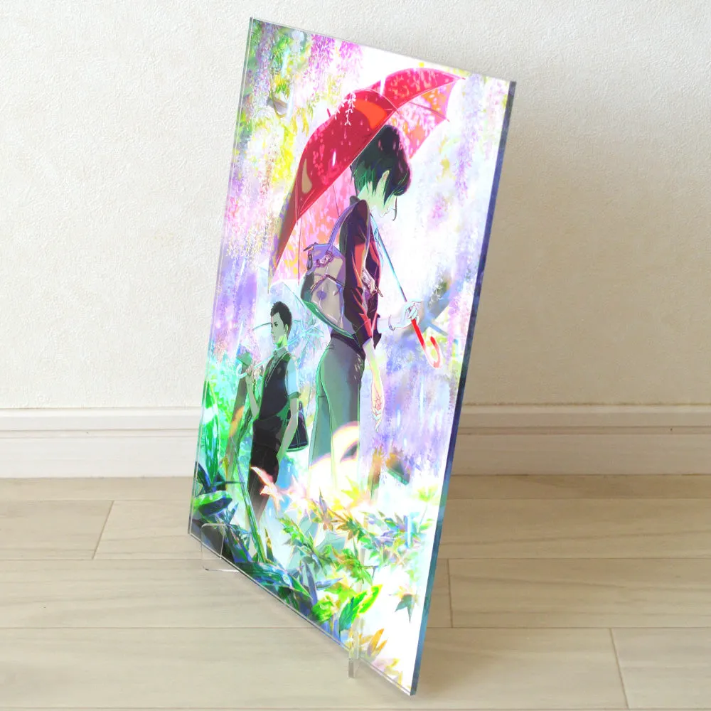 (Goods - High Resolution Print) The Garden of Words Wisteria Trellis" Chara Fine Character Acrylic Art Collection