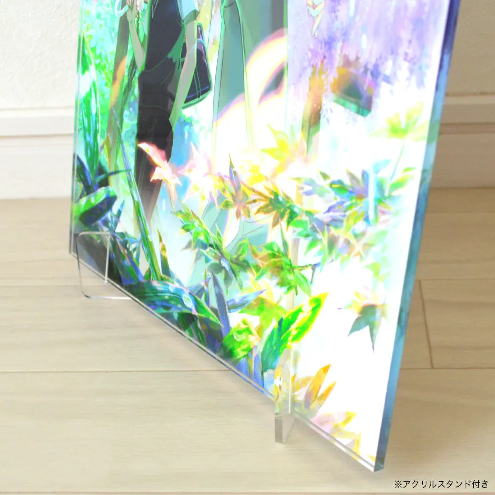 (Goods - High Resolution Print) The Garden of Words Wisteria Trellis" Chara Fine Character Acrylic Art Collection