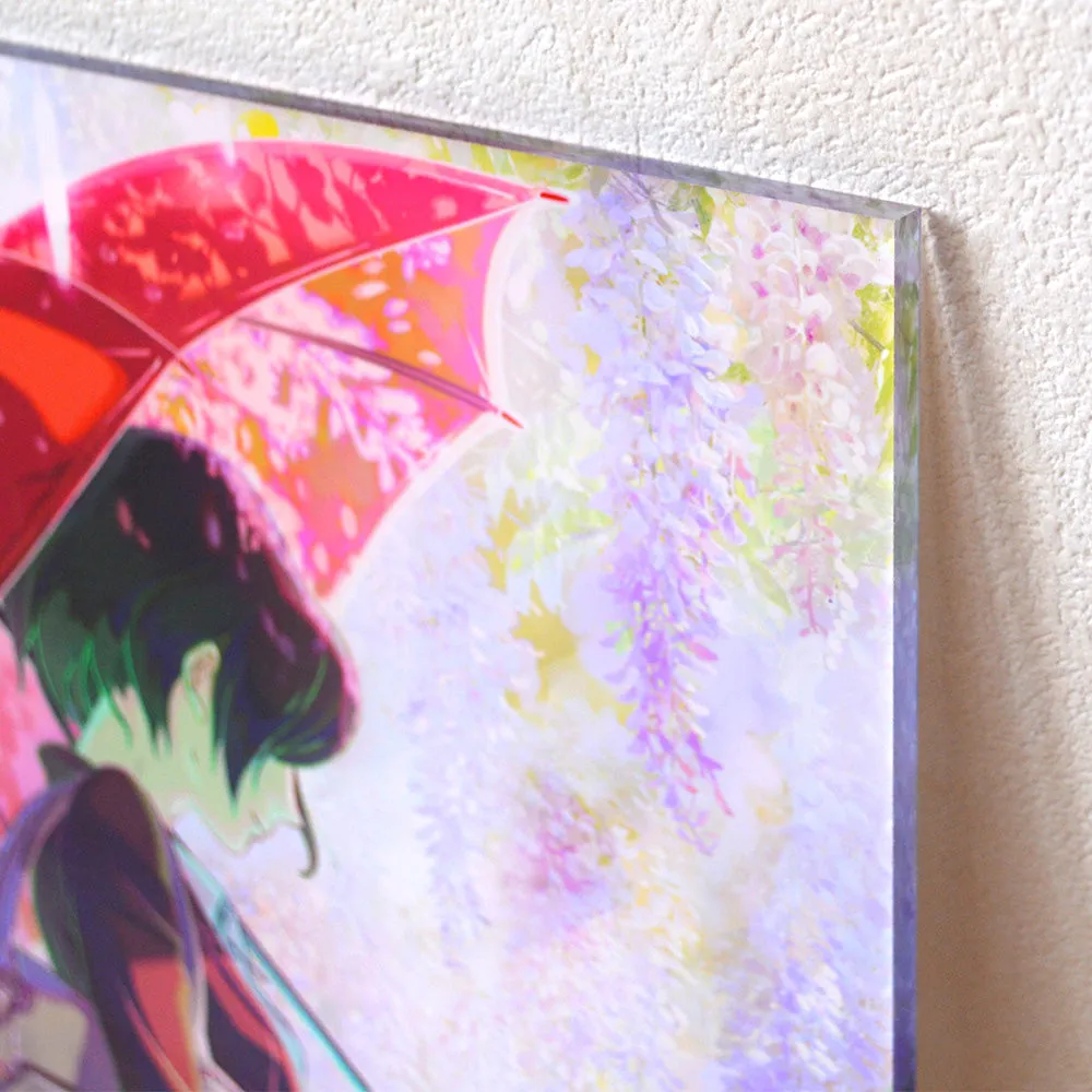 (Goods - High Resolution Print) The Garden of Words Wisteria Trellis" Chara Fine Character Acrylic Art Collection