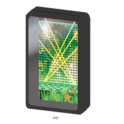 (Goods - Key Chain Cover) Character Frame 52 - Starry Lights Stage (Green)