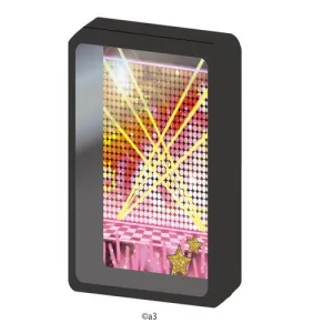 (Goods - Key Chain Cover) Character Frame 54 - Starry Lights Stage (Pink)