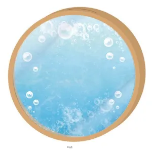 (Goods - Key Chain Cover) Round Character Frame 06 - Underwater