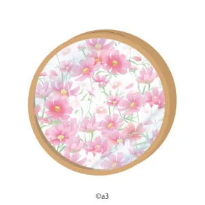 (Goods - Key Chain Cover) Round Character Frame 41 - Cosmos Garden
