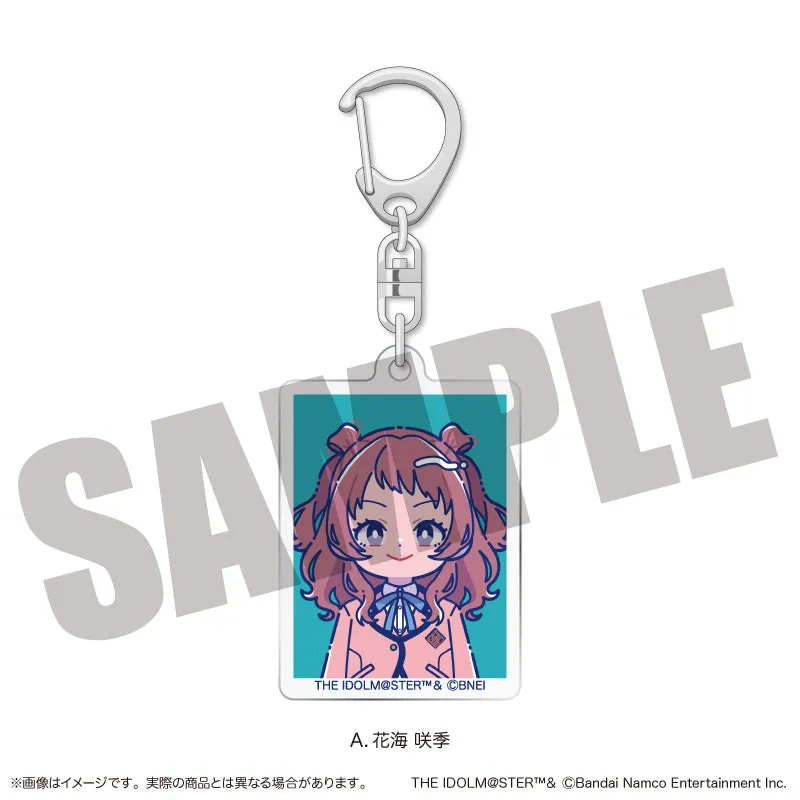 (Goods - Key Chain) Gakuen iDOLM@STER ID Card Photo Style Key Chain Vol.1 A Saki Hanami