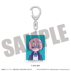 (Goods - Key Chain) Gakuen iDOLM@STER ID Card Photo Style Key Chain Vol.1 D Mao Arimura