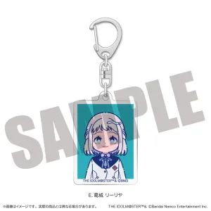 (Goods - Key Chain) Gakuen iDOLM@STER ID Card Photo Style Key Chain Vol.1 E Lilja Katsuragi