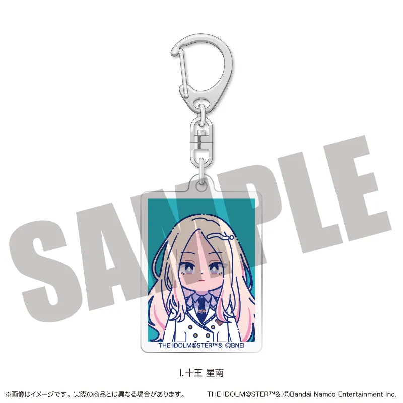 (Goods - Key Chain) Gakuen iDOLM@STER ID Card Photo Style Key Chain Vol.1 I Sena Juo