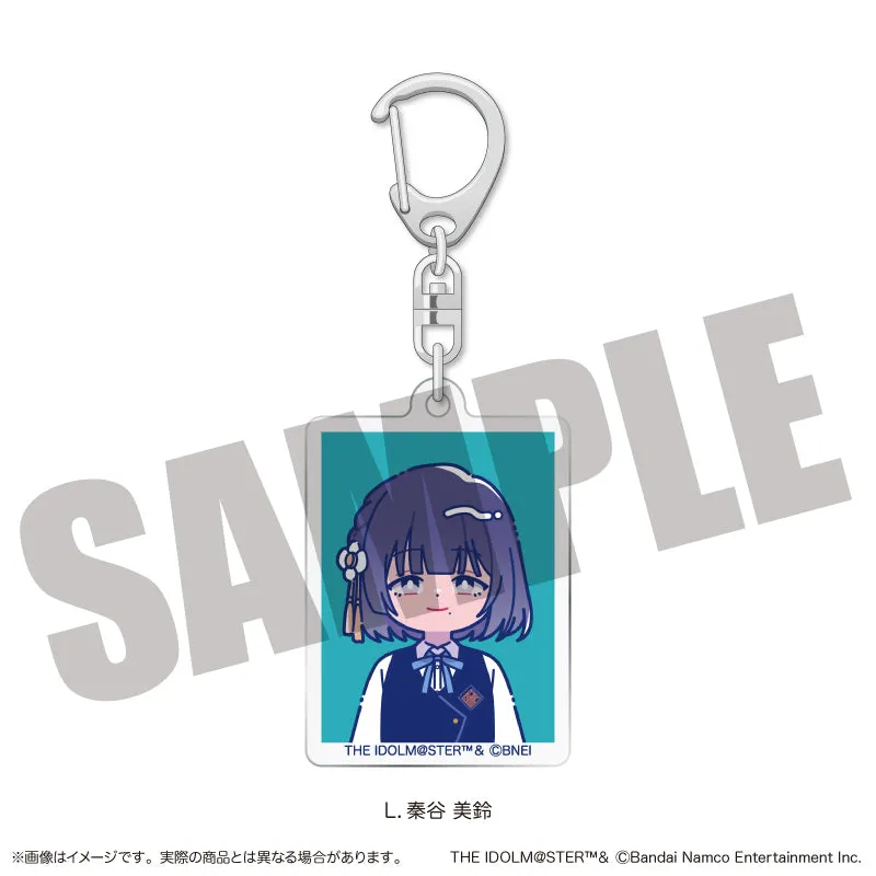 (Goods - Key Chain) Gakuen iDOLM@STER ID Card Photo Style Key Chain Vol.1 L Misuzu Hataya
