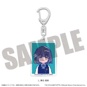 (Goods - Key Chain) Gakuen iDOLM@STER ID Card Photo Style Key Chain Vol.1 L Misuzu Hataya
