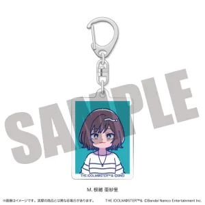 (Goods - Key Chain) Gakuen iDOLM@STER ID Card Photo Style Key Chain Vol.1 M Asari Neo