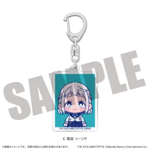 (Goods - Key Chain) Gakuen iDOLM@STER ID Card Photo Style Key Chain Vol.2 E Lilja Katsuragi