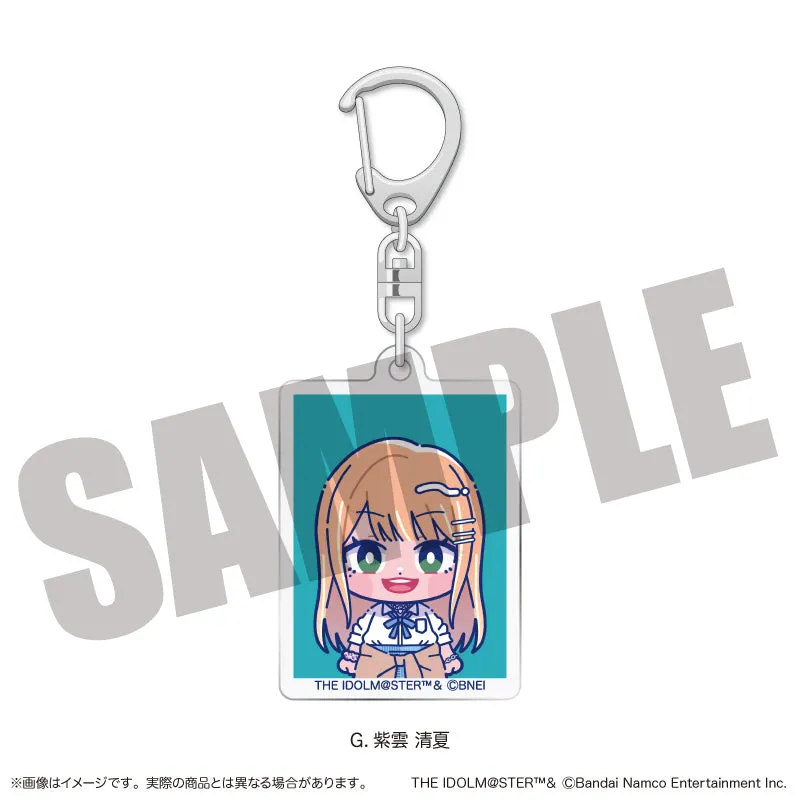 (Goods - Key Chain) Gakuen iDOLM@STER ID Card Photo Style Key Chain Vol.2 G Sumika Shiun