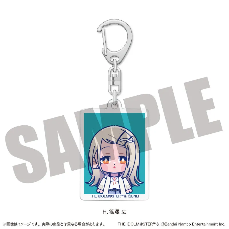 (Goods - Key Chain) Gakuen iDOLM@STER ID Card Photo Style Key Chain Vol.2 H Hiro Shinosawa