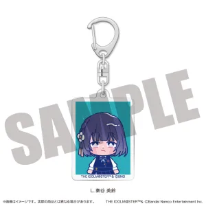 (Goods - Key Chain) Gakuen iDOLM@STER ID Card Photo Style Key Chain Vol.2 L Misuzu Hataya