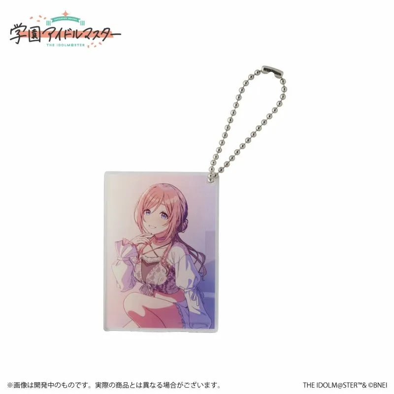 (Goods - Key Chain) Gakuen iDOLM@STER Official Trading Acrylic Key Chain Rinami Himesaki