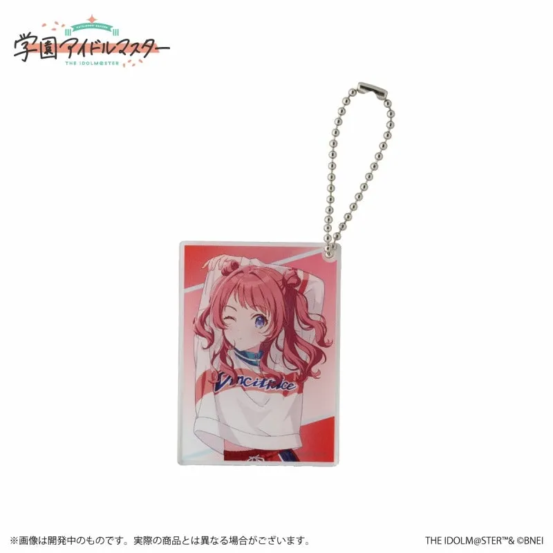 (Goods - Key Chain) Gakuen iDOLM@STER Official Trading Acrylic Key Chain Saki Hanami
