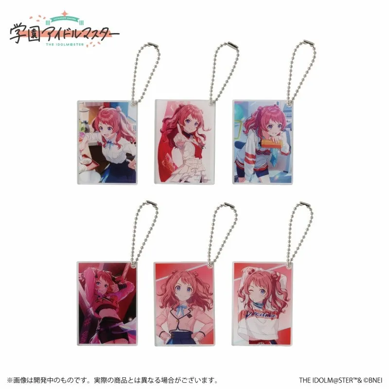 (Goods - Key Chain) Gakuen iDOLM@STER Official Trading Acrylic Key Chain Saki Hanami