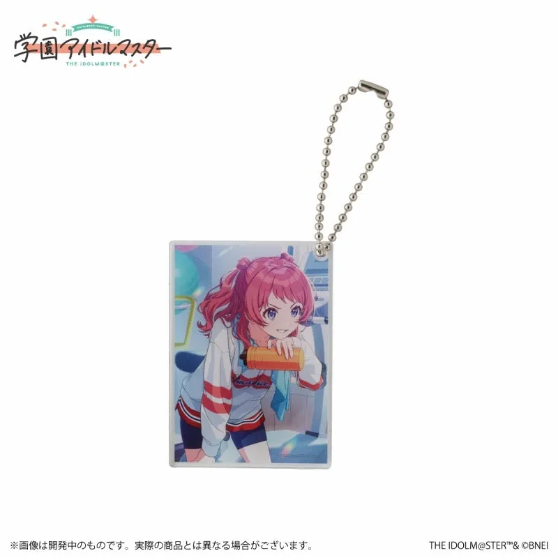(Goods - Key Chain) Gakuen iDOLM@STER Official Trading Acrylic Key Chain Saki Hanami