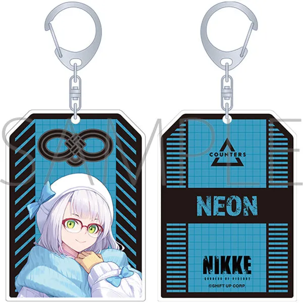 (Goods - Key Chain) GODDESS OF VICTORY: NIKKE Omamori (Good Luck Charm) Style Acrylic Key Chain Neon