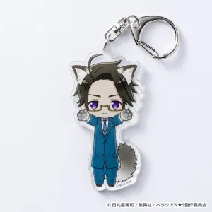 (Goods - Key Chain) Hetalia WorldStars Nobineko Acrylic Key Chain vol. 2 (Austria)